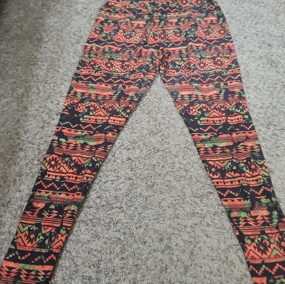 LULAROE Legging good condition autumn color size 12/22 - Picture 6 of 7
